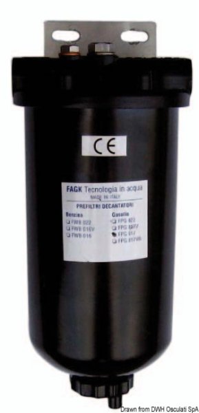 Prefiltro decantatore 3/8" - 17.020.00